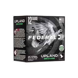 USH12 7.5 FEDERAL UPLAND STEEL 12GA 2.75" 1-1/8OZ #7.5 25RD 10BX/C