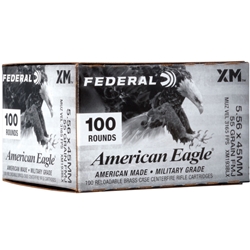 FEDERAL  Federal XM193BLX American Eagle  5.56x45mm NATO 55 gr Full Metal Jacket Boat-Tail