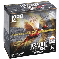 PFX154FS 4 FEDERAL PRAIRIE STORM 12GA 2.75" 1 1/4OZ #4 25RD 10BX/CS