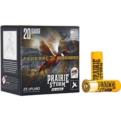 FEDERAL PFX204FS 5 Federal PFX204FS5 Premium Prairie Storm FS 20 Gauge 2.75" 1 oz 1350 fps 5 Shot