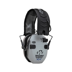 136279 Walker's Razor Low Profile Digital X-TRM Ear Muffs with Bluetooth, Gray, GWP-XDRSEM-BT-GY
