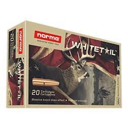 137027 Norma Ammunition (RUAG) 20160462 Whitetail  243 Win 100 gr Pointed Soft Point