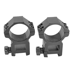 Riton Optics X30H Scope Ring Set  Picatinny/Weaver High 30mm Tube Matte Black Aluminum