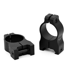 Warne 139485 WARNE VAPOR 1" HIGH MATTE RINGS ALUMINUM