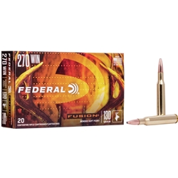 F270FS1 FEDERAL FUSION 270 WIN 130GR FUSION 20RD 10BX/CS