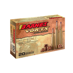 Barnes Bullets 30815 BARNES VOR-TX 6.5 CM  120GR TTSX BT 20RD 10BX/CS