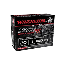 Winchester Ammunition 22366 WINCHESTER LONG BEARD XR 20GA 3" 1-1/4OZ #6 10RD 10BX/CS