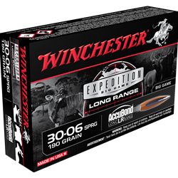 Winchester Ammunition S3006LR WINCHESTER EXPEDITION 30-06 190GR ACCUBOND 20RD 10BX/CS