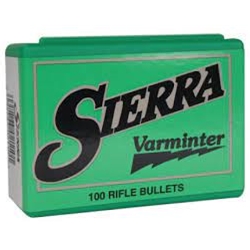 Sierra Bullets 25818 SIERRA BULLETS .22CAL .224 60GR HP 100CT