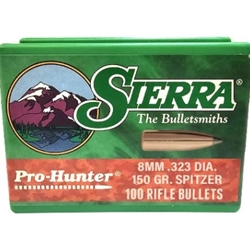 Sierra Bullets 25892 SIERRA BULLETS 8MM .323 150GR SPITZER 100CT
