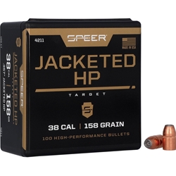 SPEER 29667 Speer 4211 Handgun  38 Cal .357 158 gr Jacketed Hollow Point (JHP) 100 Per Box