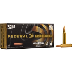 GM223BH73 FEDERAL GOLD MEDAL 223REM 73GR BERGER HYBRID BTHP 20RD 10BX/C