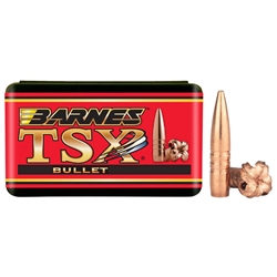 34756 Barnes Bullets 30294 TSX   7mm .284 175 GR TSX Flat Base 50 Box