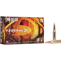 39795 FEDERAL FUSION 7MM-08 REMINGTN 140GR FUSION 20RD 10BX/CS