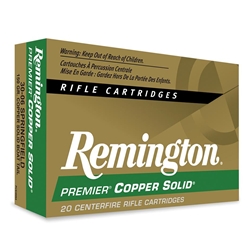 REMARMS  Rem Ammo PCS270WA Premier 270 Win Copper Solid Tipped 130 GR 20Box/10Case