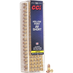 28 CCI 22 SHORT 27GR LEAD-HP 1080FPS 100RD 50BX/CS