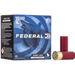 FEDERAL 65627 Federal H1236 Game-Shok Upland Heavy Field 12 Gauge 2.75" 1 1/8 oz 6 Shot 25 Bx/