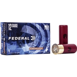 F127 RS FEDERAL POWER SHOK 12GA 2.75" 1OZ RIFLED SLUG 5RD 50BX/CS