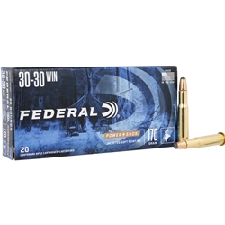 3030B FEDERAL POWER-SHOK 30-30 WIN 170GR RN 20RD 10BX/CS