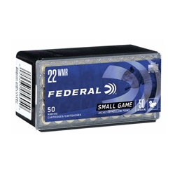 65852 FEDERAL 22 WMR 1530FPS 50GR JHP 50RD 60BX/CS