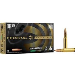 GM308M2 FEDERAL GOLD MEDAL 308WIN 175G SIERRA MATCHKING 20RD 10BX/CS