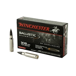 Winchester Ammunition SBST308 WINCHESTER SUPREME 308 WIN 150GR SILVERTIP 20RD 10BX/CS