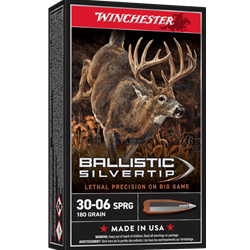 Winchester Ammunition  Winchester Ammo SBST3006B Ballistic Silvertip  30-06 Springfield 180 gr Rapid Co
