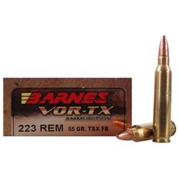 Barnes Bullets 69471 BARNES VOR-TX 223 REM 55GR TSX FB 20RD 10BX/CS