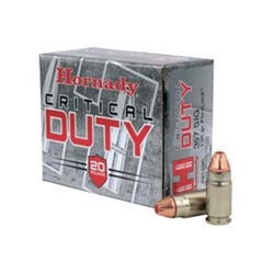 Hornady 78769 HORNADY CRITICAL DUTY 40 SW 175GR FLEXLOCK 20RD 10BX/CS