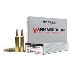Nosler 65145 NOSLER VARMAGEDDON 223 REM 55GR FBT 20RD 20BX/CS