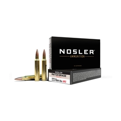 Nosler 60023 Match Grade  223 Rem 69 gr Custom Competition 20 Bx/ 10 Cs