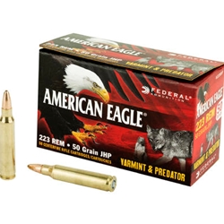 AE22350VP FEDERAL AE 223 REMINGTON 50GR JHP 50RD 5BX/CS