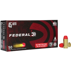 AE45SJ1 FEDERAL AE 45 ACP 230GR TOTAL SYNTHETIC JACKET 50RD 10BX/CS