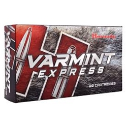 Hornady 87606 HORNADY VARMINT 22-250 REM 55GR V-MAX 20RD 10BX/CS