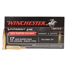 Winchester Ammunition S17W25 WINCHESTER VARMINT HV 17 WSM 25GR V-MAX 50RD 10BX/CS