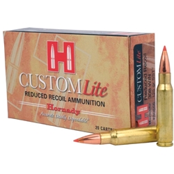 Hornady 200-80866 HORNADY CUSTOM LITE 308 WIN 125GR SST 20RD 10BX/CS