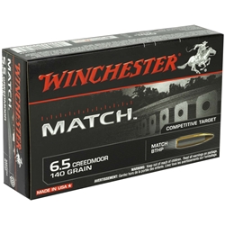 Winchester Ammu S65CM WINCHESTER MATCH 6.5CM 140GR 140GR BTHP 20RD 10BX/CS