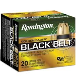 REMARMS 99358 Remington Ammunition GSN40SWCB Golden Saber 40 Smith & Wesson 180 GR Jacketed Ho