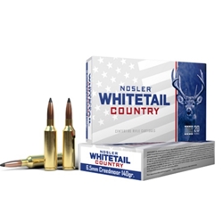 Nosler A40105 NOSLER WHITETAIL 6.5 CM 140GR SP 20RD 10BX/CS