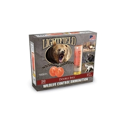 Lightfield CWDB-20 LIGHTFIELD 20GA 2.75" DOUBLE BALL 5RD 10BX/CS