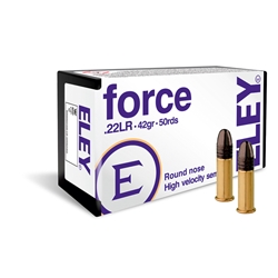 Elley 230-02400 ELEY FORCE 22LR 42GR RN 50RD 100BX/CS