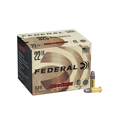 AM22 FEDERAL AUTOMATCH 22LR 40GR RN 10-325RD CASE LOTS ONLY