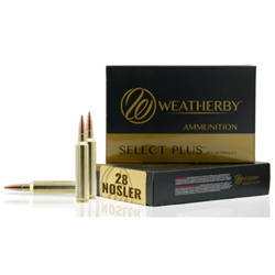 Weatherby AM28NS163HCB WEATHERBY AMMO 28 NOSLER 163GR HAMMER CUSTOM 20RD 10BX/CS
