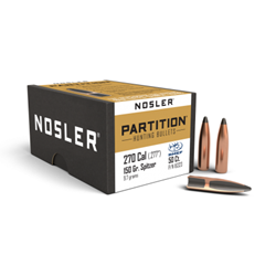 Nosler 16323 NOSLER BULLETS 270 CAL .277 150GR PARTITION 50CT