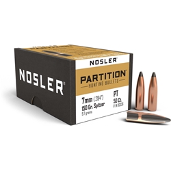 Nosler 16326 NOSLER BULLETS 7MM .284 150GR PARTITION 50CT