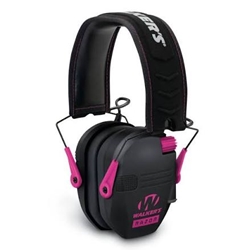 Walker's GWP-RSEM-PNK WALKERS MUFF ELECTRONIC RAZOR SLIM TACTICAL 23dB BLACK/PINK