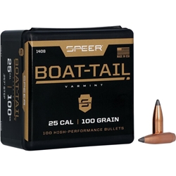 SPEER 1408 Speer Boat-Tail Rifle Bullet .257 100 Grain