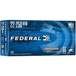22250A FEDERAL 22-250 REM 55GR. SP