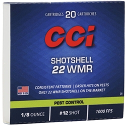 CCI 25 22 WMR SHOTSHELL 12 SHOT