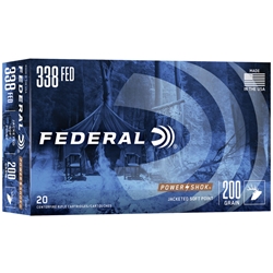 FEDERAL 338FJ 200GR POWER-SHOK SP